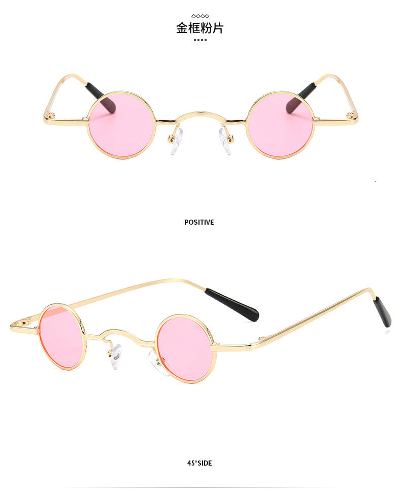 SMALL ROUND FRAME RETRO - SUNGLASSES