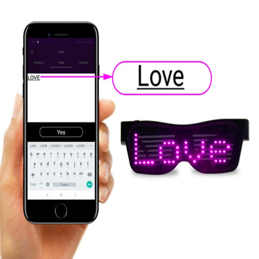MULTICOLOR FLASHING - LED GLASSES