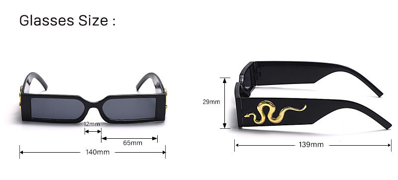 SMALL FRAME SNAKE - SUNGLASSES