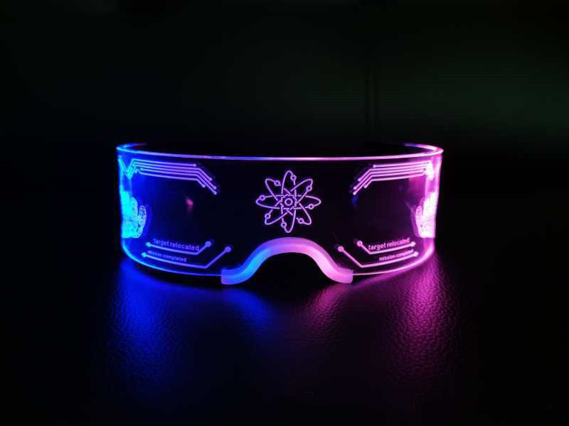 COLORFUL GLOWING - LED GLASSES