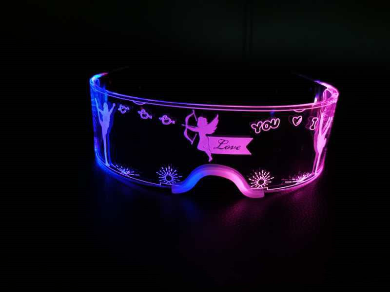 COLORFUL GLOWING - LED GLASSES
