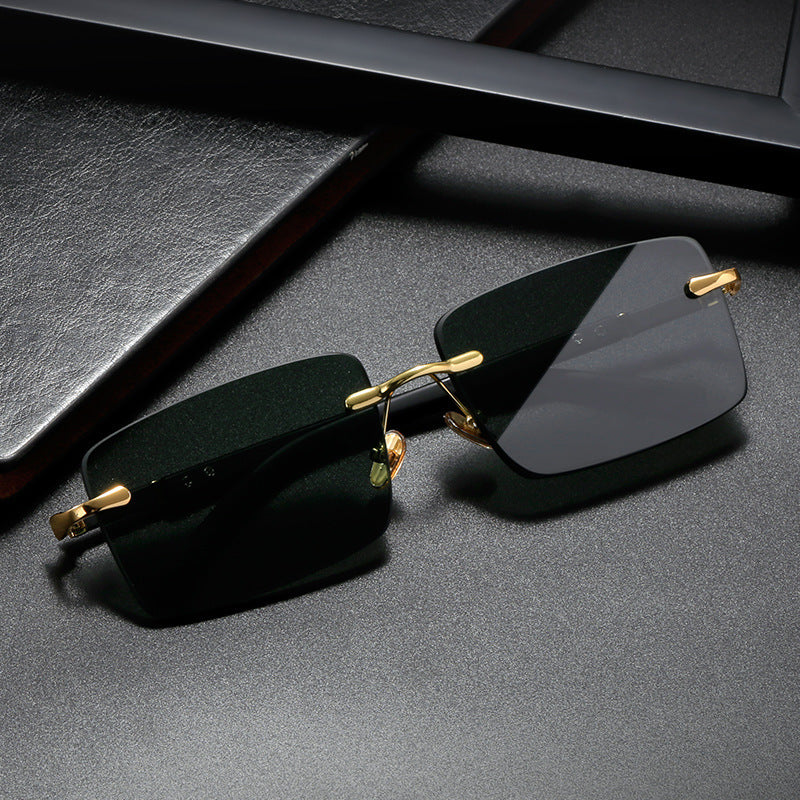 RIMLESS CRYSTAL- SUNGLASSES