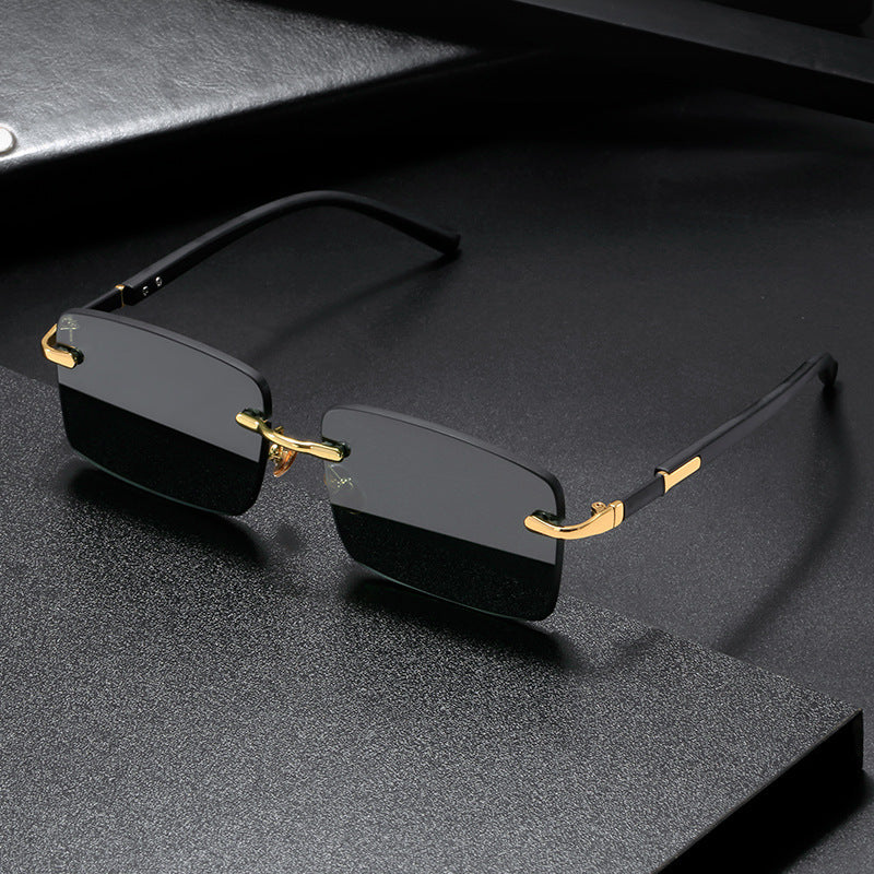 RIMLESS CRYSTAL- SUNGLASSES